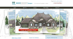Desktop Screenshot of highdesertplans.com